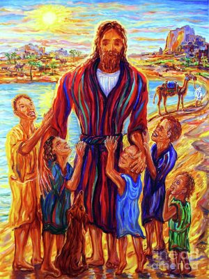 jesus-with-children-arthur-robins